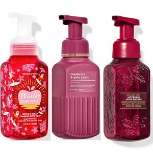 Bath & Body Works Apple Lovers Hand Soap Variety Set of 3 NEW